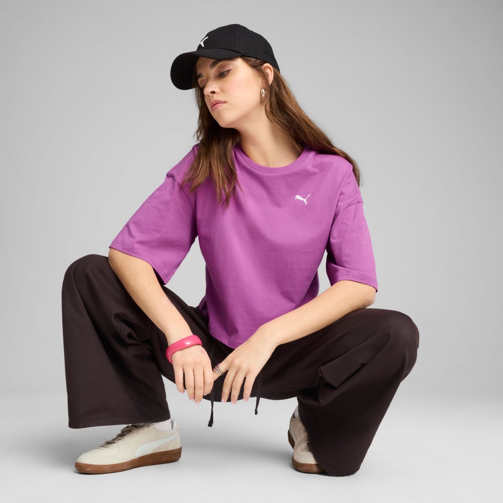 Image PUMA Camiseta Wardrobe ESS Oversized Short Feminina #2