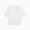 Изображение Puma Футболка WARDROBE ESS Oversized Tee Women #4: Puma White