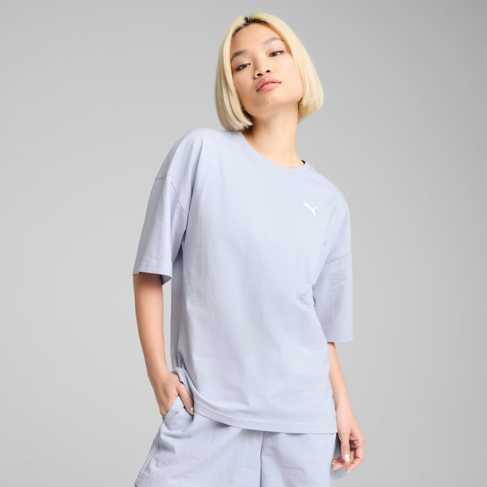 Зображення Puma Футболка WARDROBE ESS Oversized Tee Women #1: Cool Weather