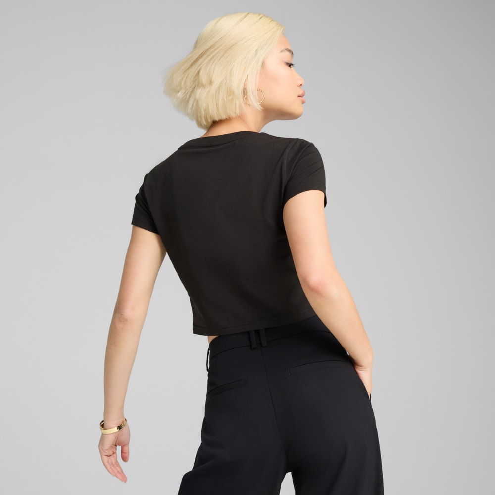 Image PUMA Camiseta Baby Look Wardrobe ESS Feminina #1