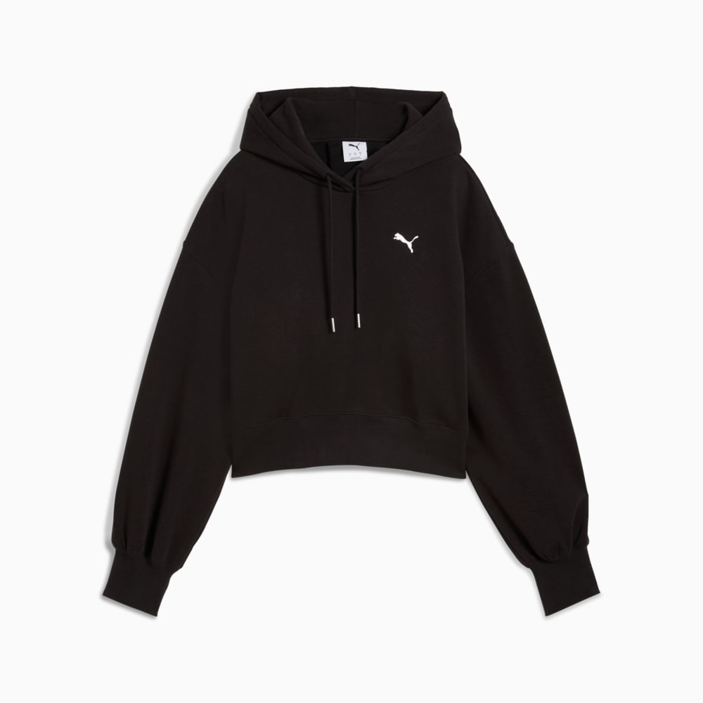 Image PUMA Moletom com Capuz WARDROBE ESS Relaxed Cropped Feminino #5