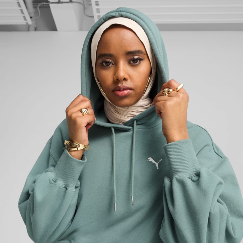 Imagen PUMA Polerón corto WARDROBE Essentials para mujer #2