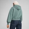 Зображення Puma Худі WARDROBE ESS Relaxed Cropped Hoodie Women #4: Green Moon