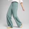 Зображення Puma Штани Wardrobe Essentials Relaxed Wide Leg Sweatpants Women #3: Green Moon