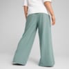 Зображення Puma Штани Wardrobe Essentials Relaxed Wide Leg Sweatpants Women #4: Green Moon
