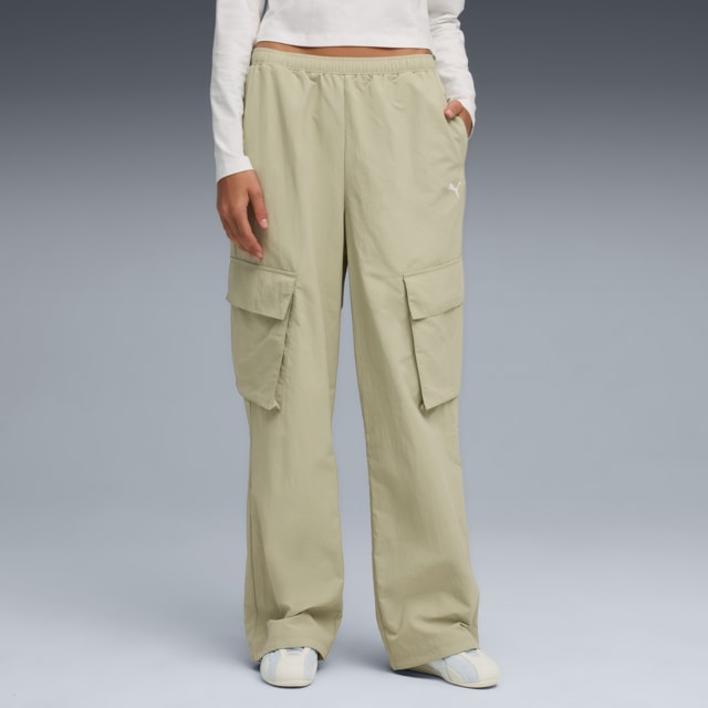 Imagen PUMA Pantalones cargo WARDROBE Essentials para mujer