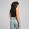 Изображение Puma Топ WARDROBE ESS Ribbed Crop Top Women #4: Puma Black