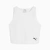 Зображення Puma Топ WARDROBE ESS Ribbed Crop Top Women #6: Puma White