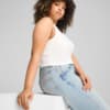 Зображення Puma Топ WARDROBE ESS Ribbed Crop Top Women #5: Puma White