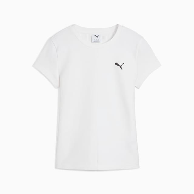 Imagen PUMA Polera WARDROBE Essentials Rib para mujer