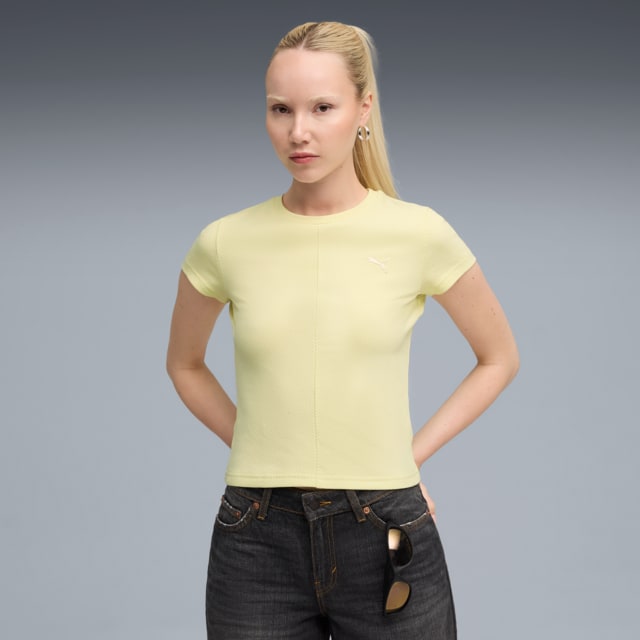 Imagen PUMA Polera WARDROBE Essentials Rib para mujer