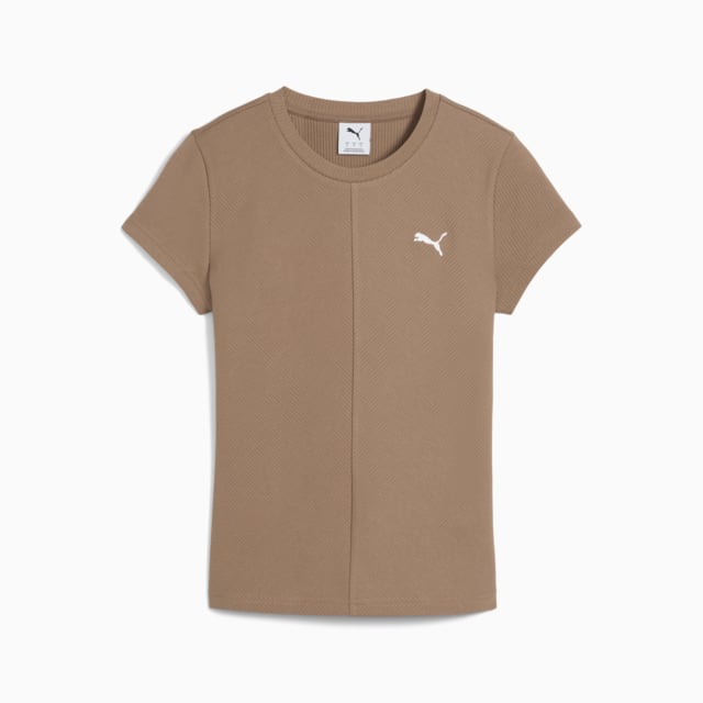 Image PUMA Camiseta Wardrobe ESS Ribbed Slim Feminina