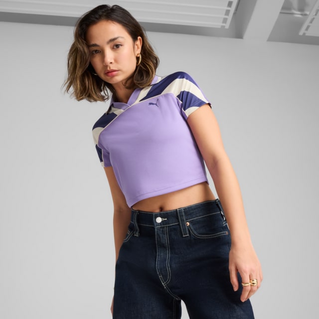 Image PUMA Camisa Baby Look FUTURE.PUMA.ARCHIVE Football Feminina