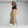 Изображение Puma Юбка FUTURE.PUMA.ARCHIVE Zip-Off Maxi Woven Skirt Women #3: Velvet Moss