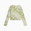 Изображение Puma Лонгслив DARE TO Long Sleeve Tee Women #5: Pistachio Green-AOP