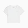 Зображення Puma Футболка DARE TO Textured Baby Tee Women #4: Puma White