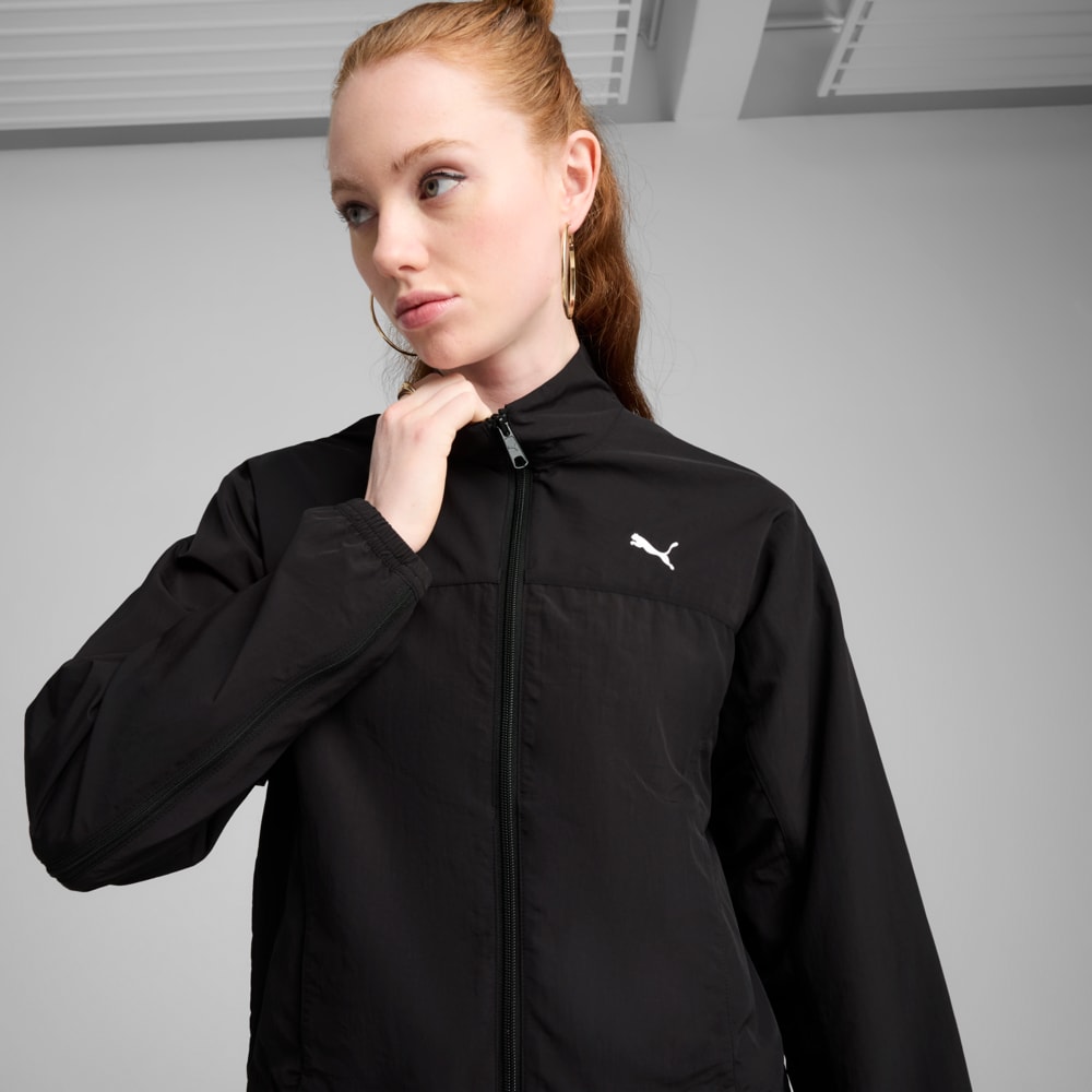 Зображення Puma Куртка DARE TO Oversized Zip-Off Woven Jacket Women #2: Puma Black