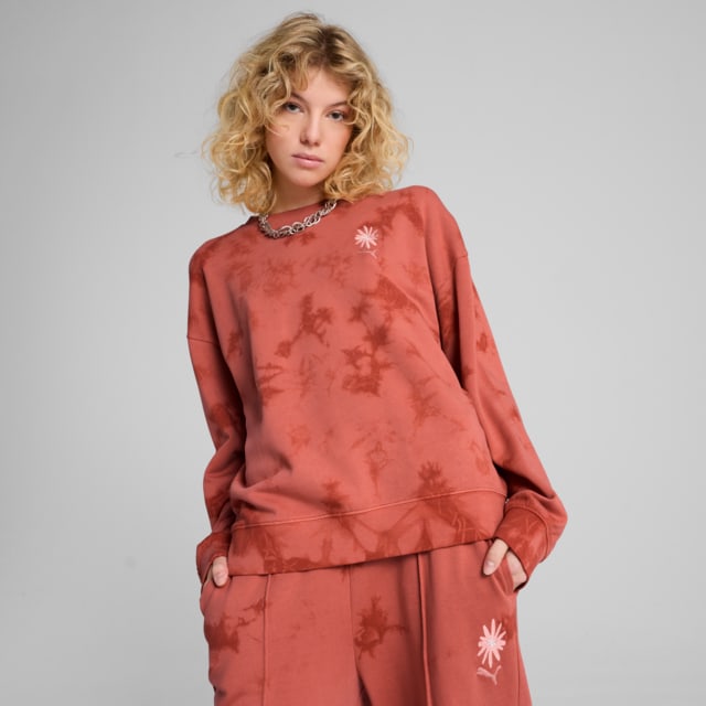 Imagen PUMA Polerón oversize WARDROBE Essentials FLORAL PACK para mujer