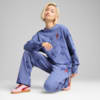 Зображення Puma Світшот WARDROBE ESS FLORAL PACK Oversized Washed Graphic Crew Women #3: Blue Crystal