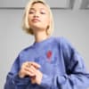 Зображення Puma Світшот WARDROBE ESS FLORAL PACK Oversized Washed Graphic Crew Women #5: Blue Crystal