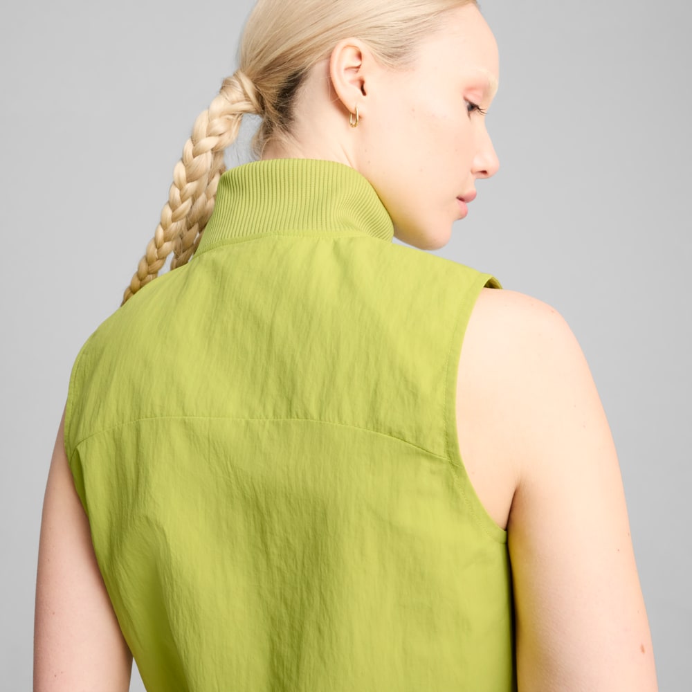 Изображение Puma Жилет DARE TO Full-Zip Woven Vest Women #2: Sea Kelp