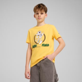 Изображение Puma Детская футболка SUPER PUMA Graphic Tee I Youth