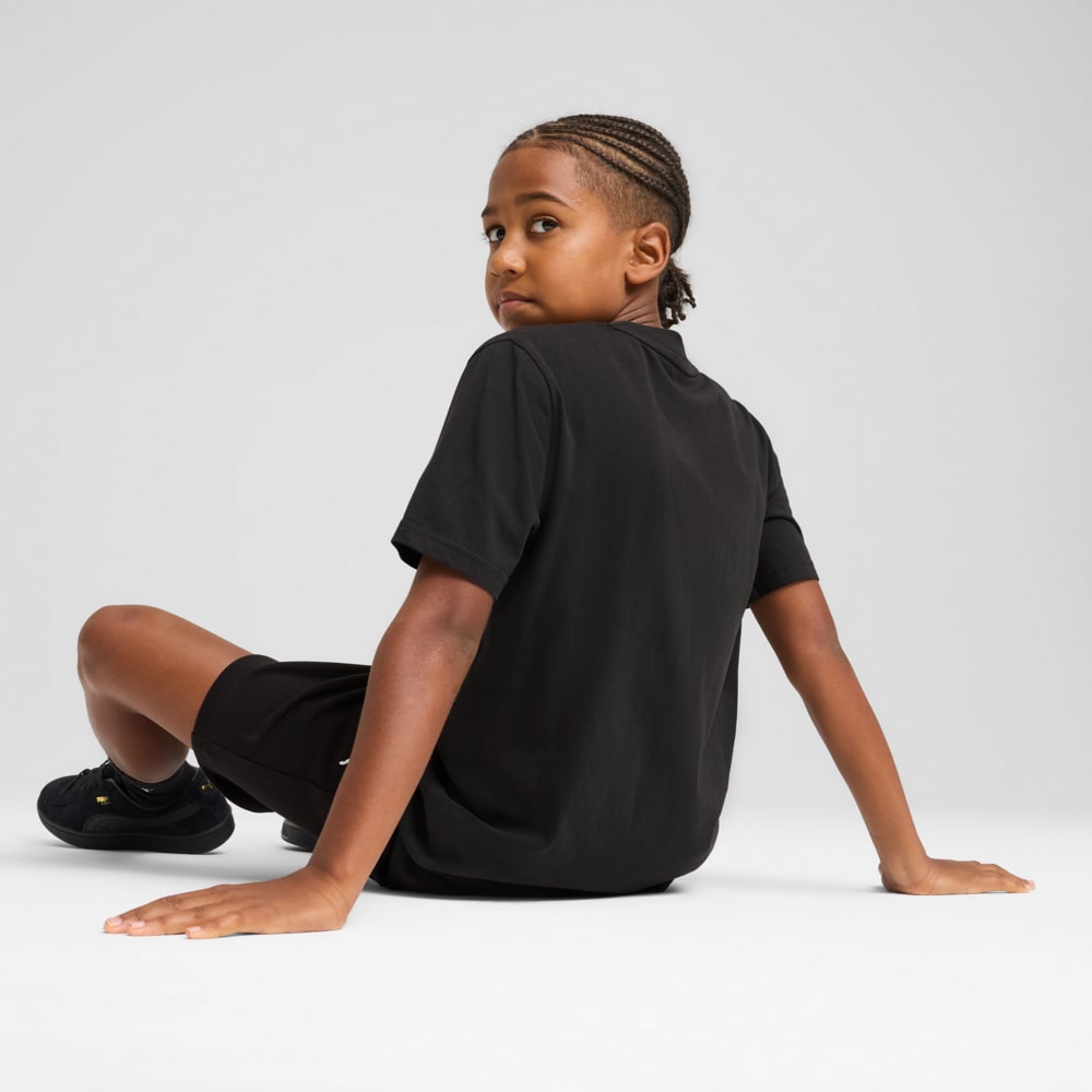 Изображение Puma Детская футболка WARDROBE ESS Tee Youth #2: Puma Black