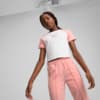 Изображение Puma Детская футболка BUTTERFLY VIBE Baby Tee Youth #1: PUMA White-Pink Fruit