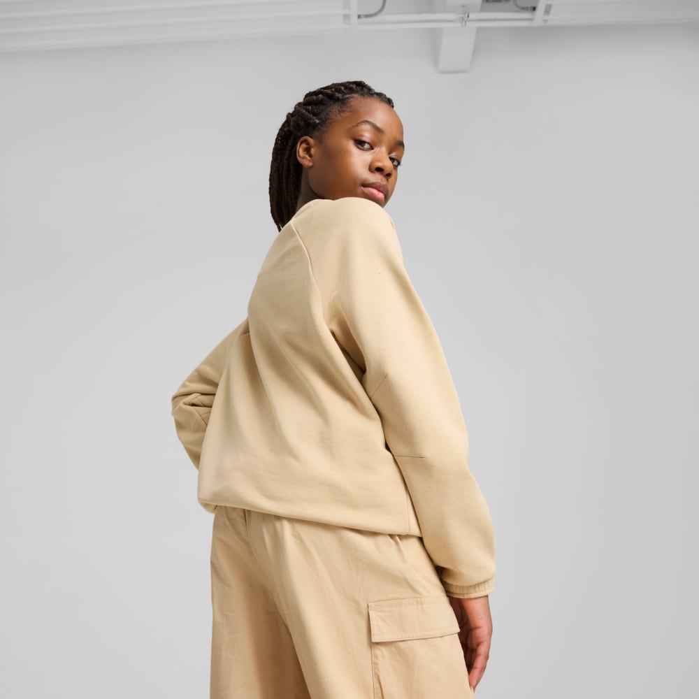 Зображення Puma Дитячий світшот BUTTERFLY VIBE Crew Top Youth #2: Light Sand
