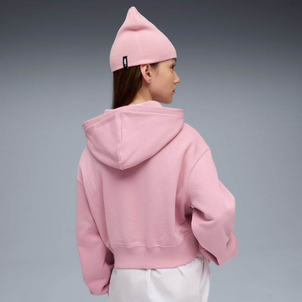 Зображення Puma Дитяча худі WARDROBE ESS Short Length Hoodie Youth #2: Poised Pink