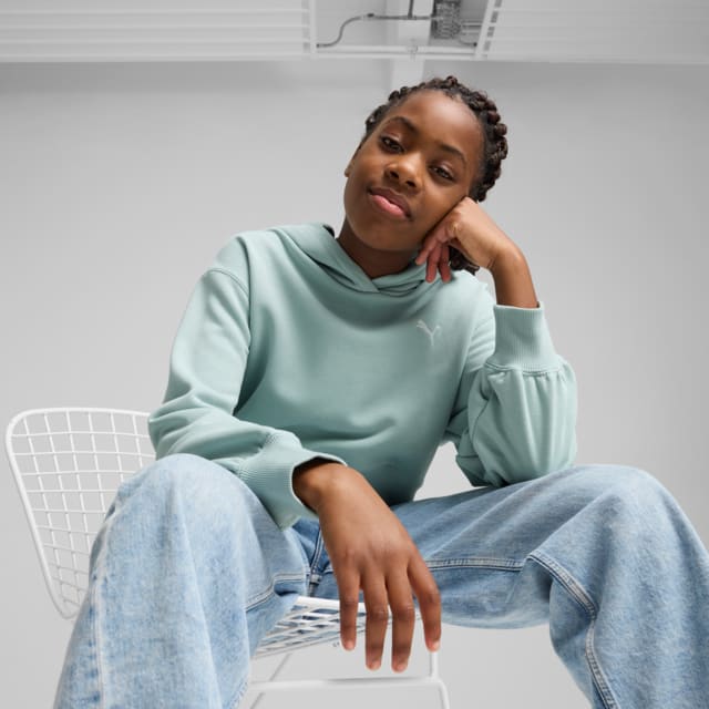 Imagen PUMA Polerón corto WARDROBE Essentials juvenil