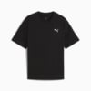 Изображение Puma Детская футболка Wardrobe Essentials Relaxed Tee Youth #1: Puma Black