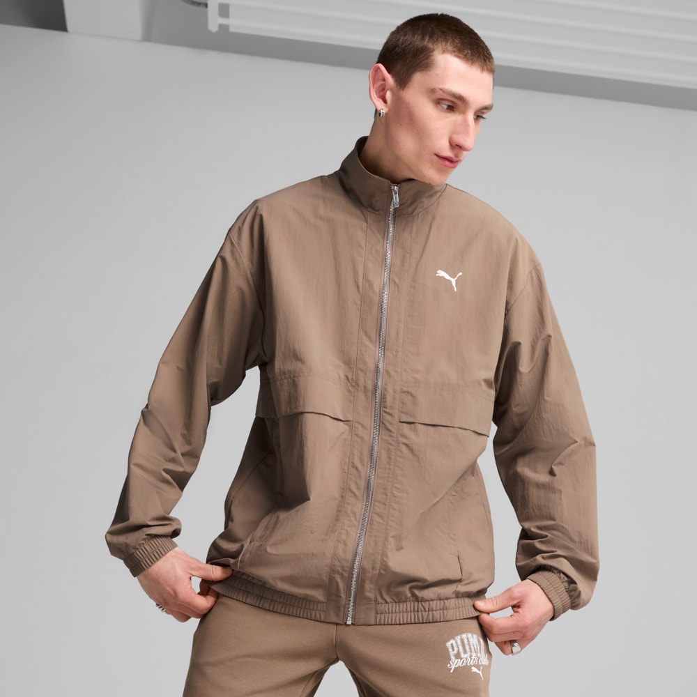 Изображение Puma Ветровка Style Windbreaker Men #1: Totally Taupe