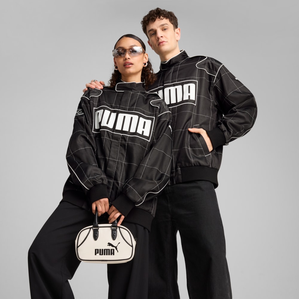 Изображение Puma Куртка ARCHIVE SEASONAL Relaxed Racer Jacket Unisex #1: Puma Black