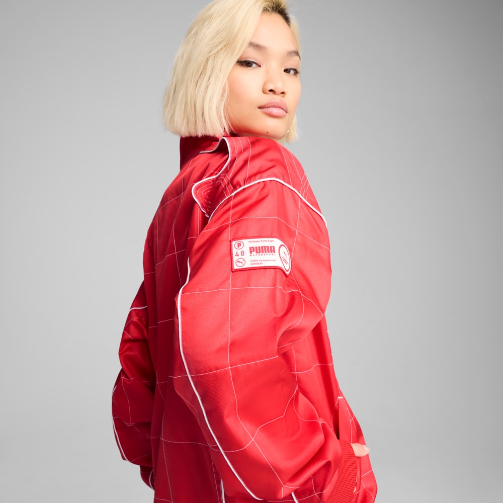 Изображение Puma Куртка ARCHIVE SEASONAL Relaxed Racer Jacket Unisex #2: For All Time Red