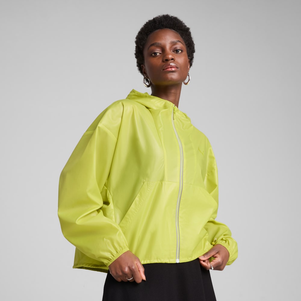 Изображение Puma Ветровка WARDROBE ESS Oversized Wind Jacket Women #1: Sea Kelp