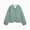Изображение Puma Куртка WARDROBE ESS Relaxed Reversible Liner Jacket Women #6: Green Moon