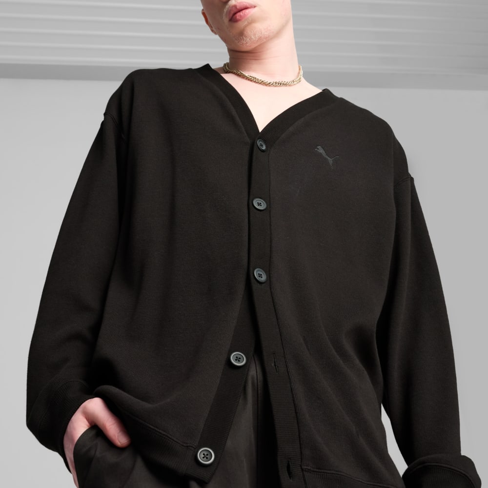 Изображение Puma Кардиган CLASSICS Artisanal Cardigan Unisex #2: Puma Black