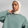 Изображение Puma Свитшот Wardrobe Essentials Oversized Crew Women #2: Green Moon