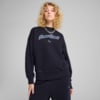 Зображення Puma Світшот PREMIUM ESS Oversized Graphic Crew Women #1: new navy