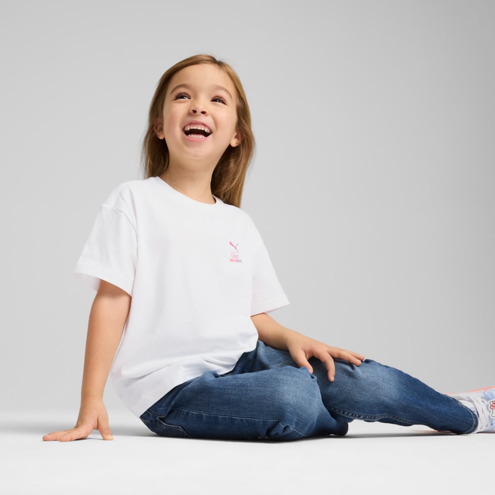 Изображение Puma Детская футболка PUMA x HELLO KITTY AND FRIENDS Relaxed Graphic Tee Kids #1: Puma White