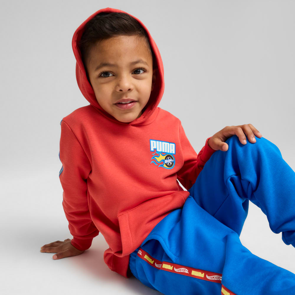 Изображение Puma Детское худи PUMA x HOT WHEELS Hoodie Kids #1: Red Fire