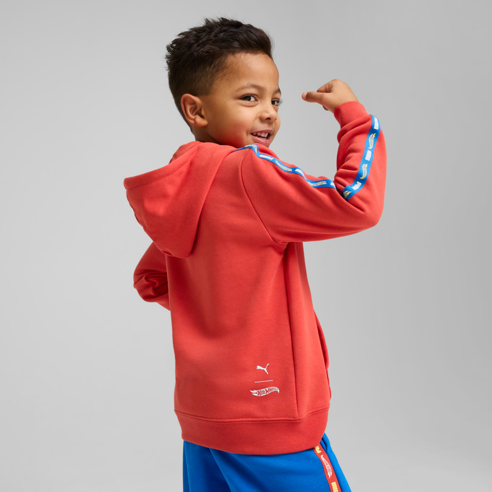 Изображение Puma Детское худи PUMA x HOT WHEELS Hoodie Kids #2: Red Fire