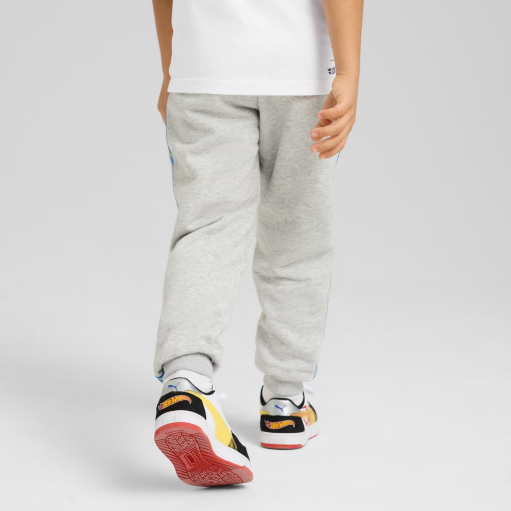 Изображение Puma Детские брюки PUMA x HOT WHEELS Sweatpants Kids #2: light gray heather