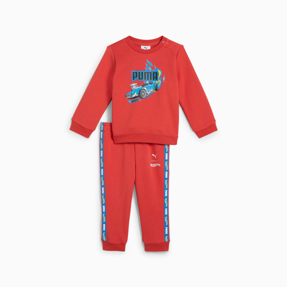 Зображення Puma Дитячий комплект PUMA x HOT WHEELS Minicats Crew Set Toddler #1: Red Fire