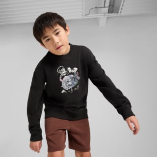 Зображення Puma Дитячий світшот PUMA HOOPS x TMNT Relaxed Graphic Crew Youth