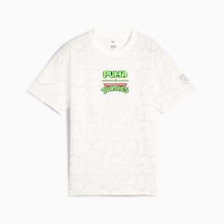 Изображение Puma Детская футболка PUMA HOOPS x TMNT Relaxed All-Over Print Tee Youth