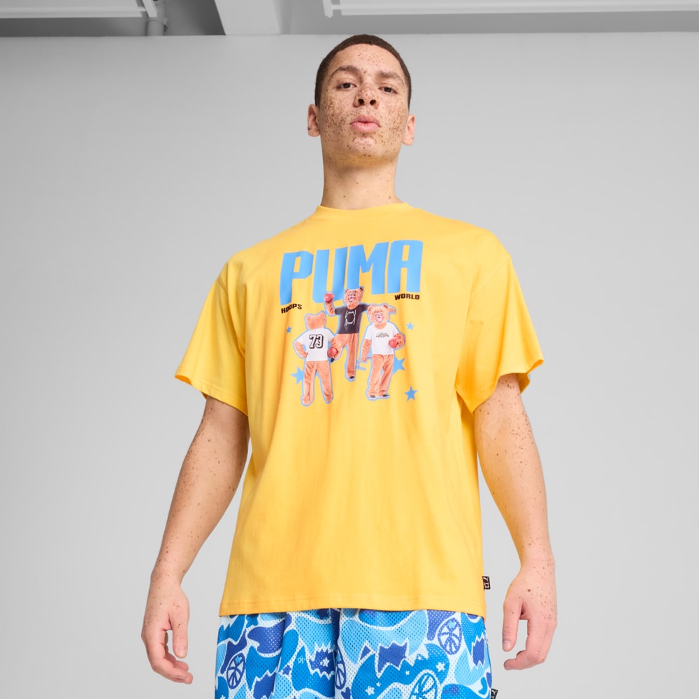 Изображение Puma Футболка Dylan's World Tee Unisex #1: Sunny Yellow