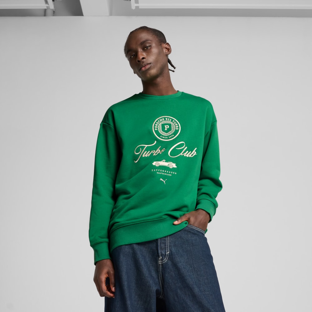 Зображення Puma Світшот Porsche Legacy Lifestyle Crew Men #1: Archive Green