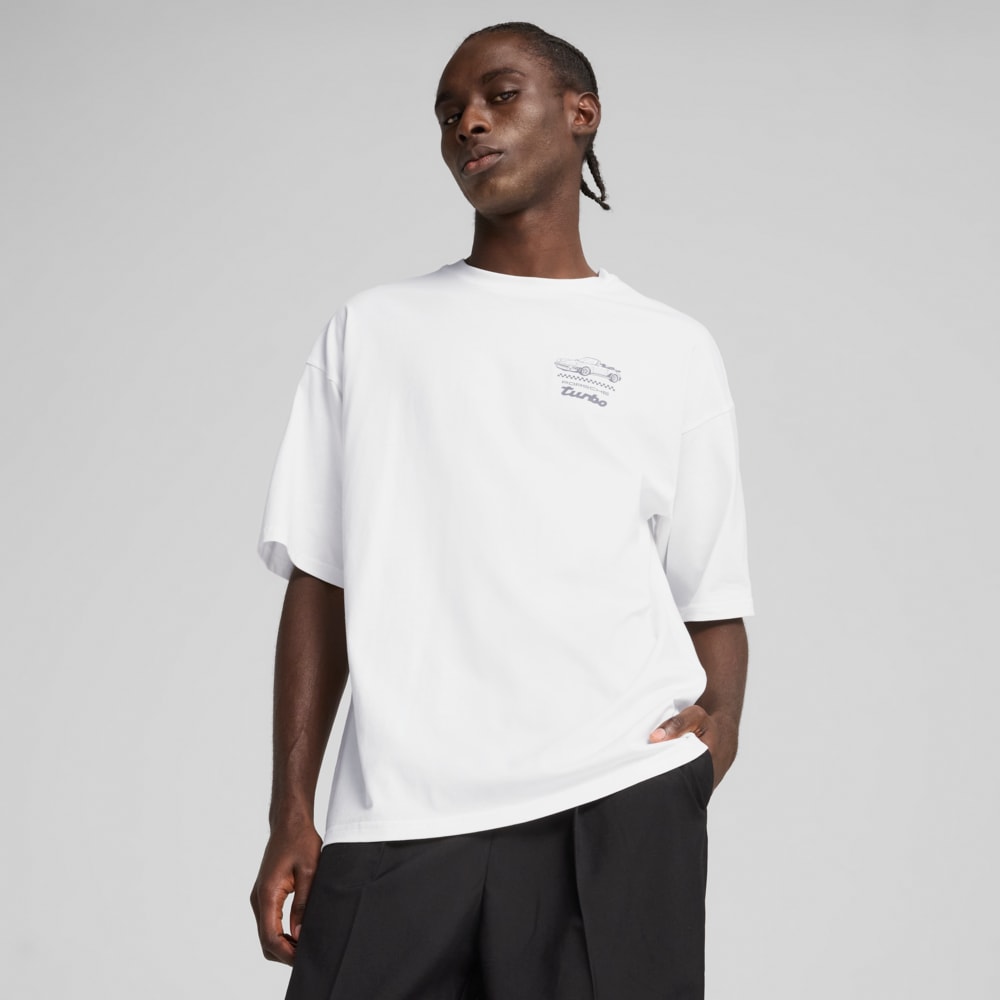Изображение Puma Футболка Porsche Legacy Graphic Tee 1 Men #1: Puma White